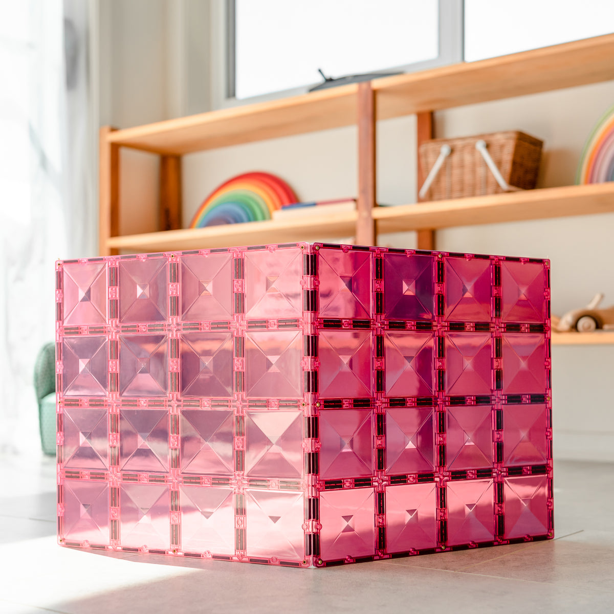 CONNETIX | 2 Piece Pastel Base Plate Pack - Pink & Berry