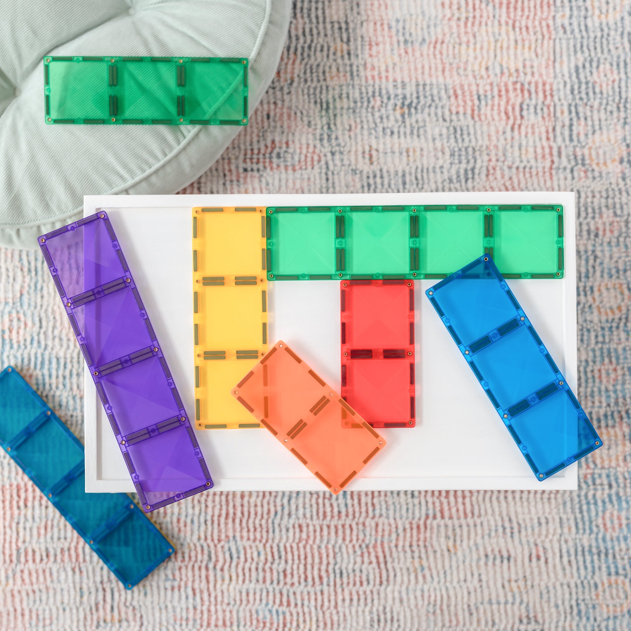 CONNETIX | 18 Piece Rainbow Rectangle Pack