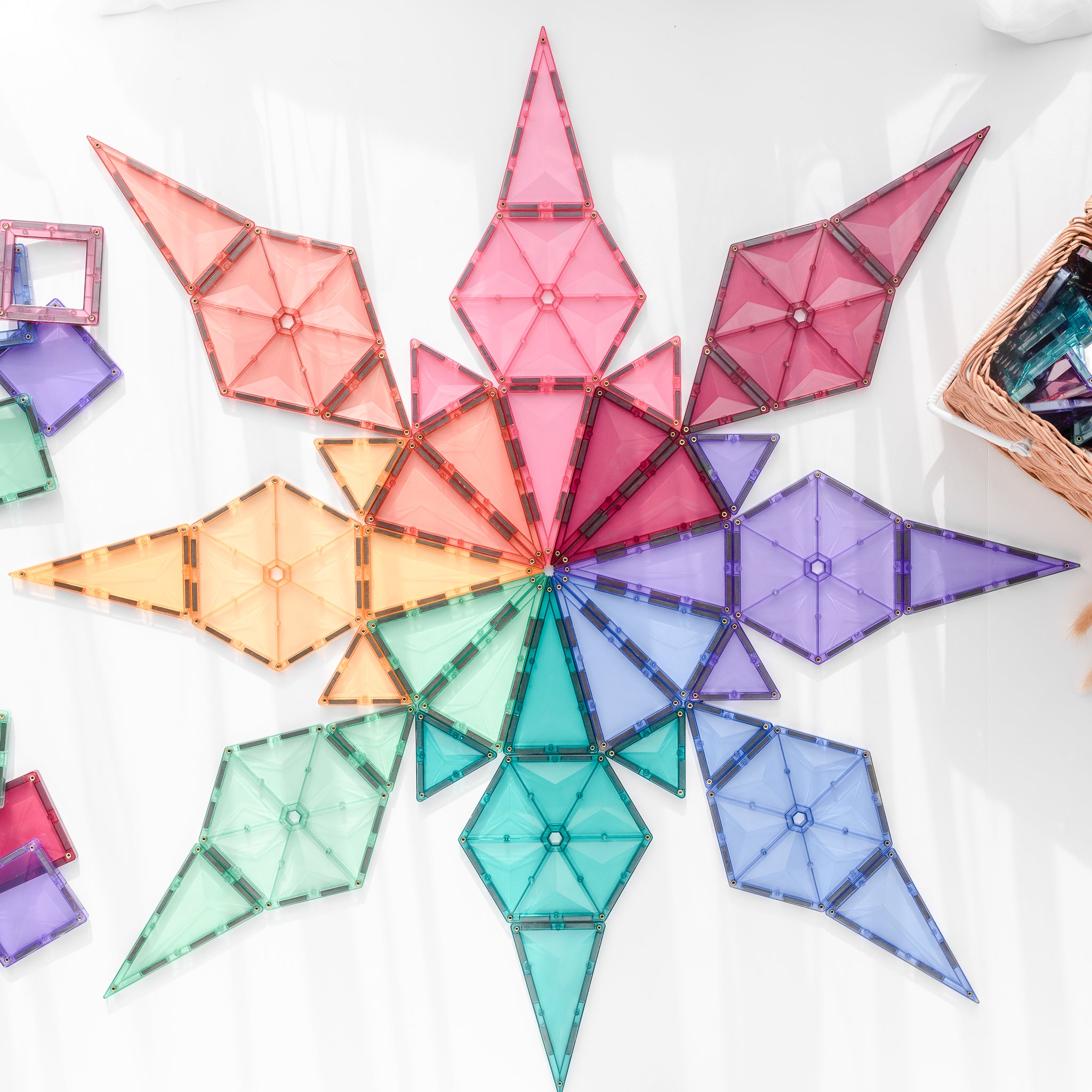 CONNETIX | 40 Piece Pastel Geometry Pack