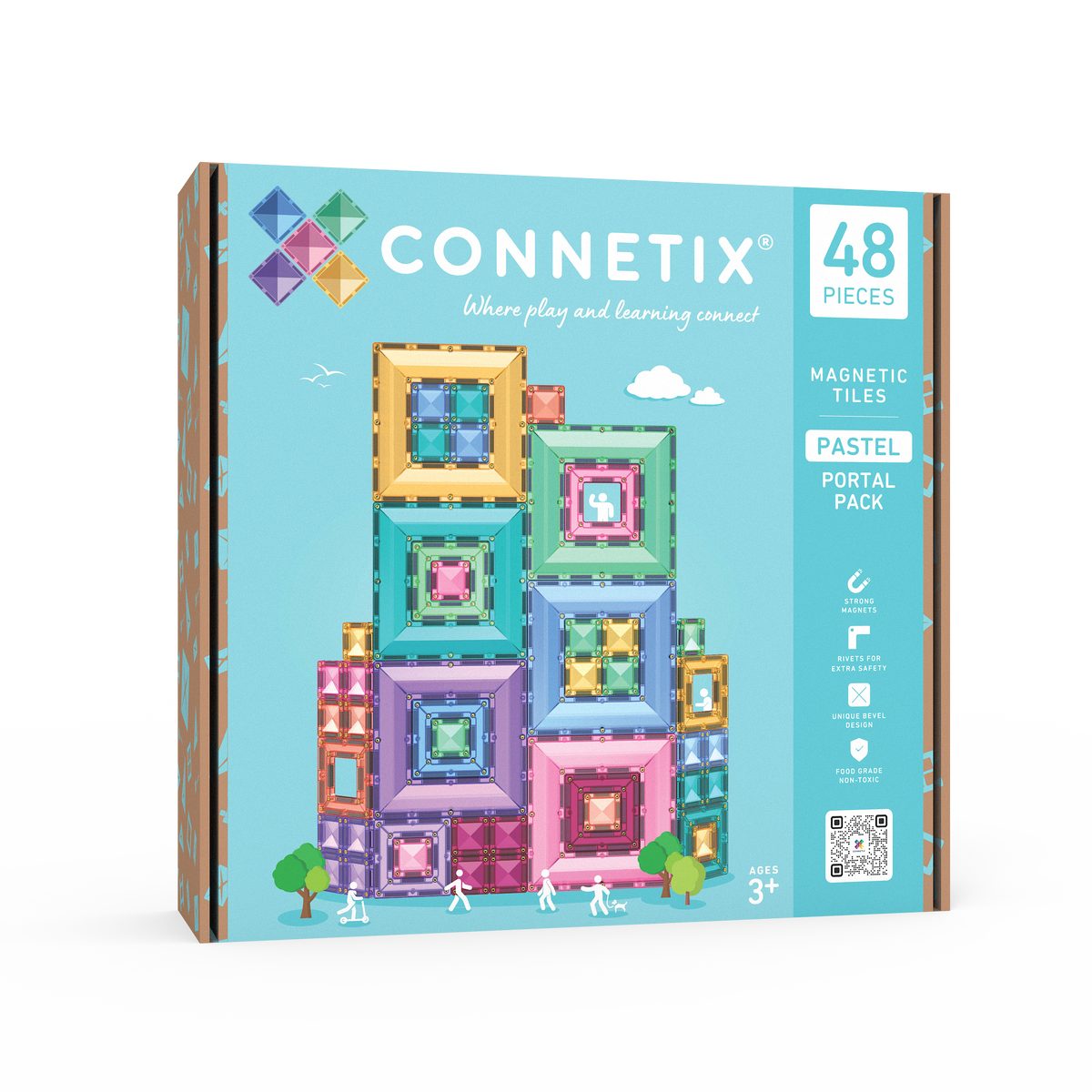 CONNETIX | 48 Piece Pastel Portal Pack