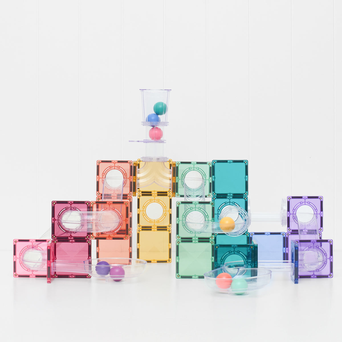 CONNETIX | 114 Piece Pastel Ball Run Pack