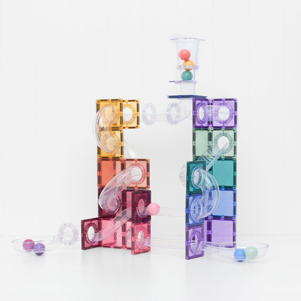 CONNETIX | 114 Piece Pastel Ball Run Pack