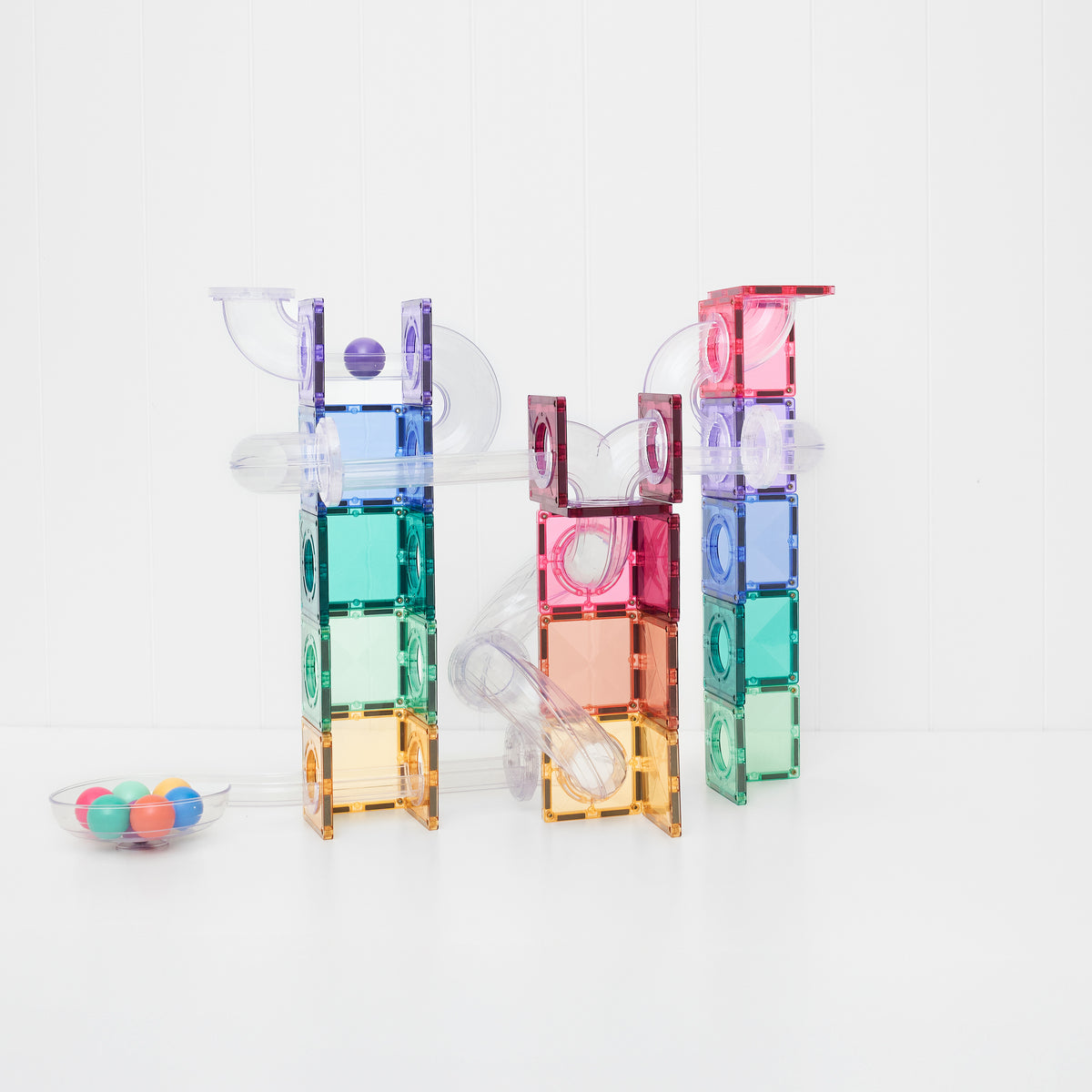 CONNETIX | 114 Piece Pastel Ball Run Pack