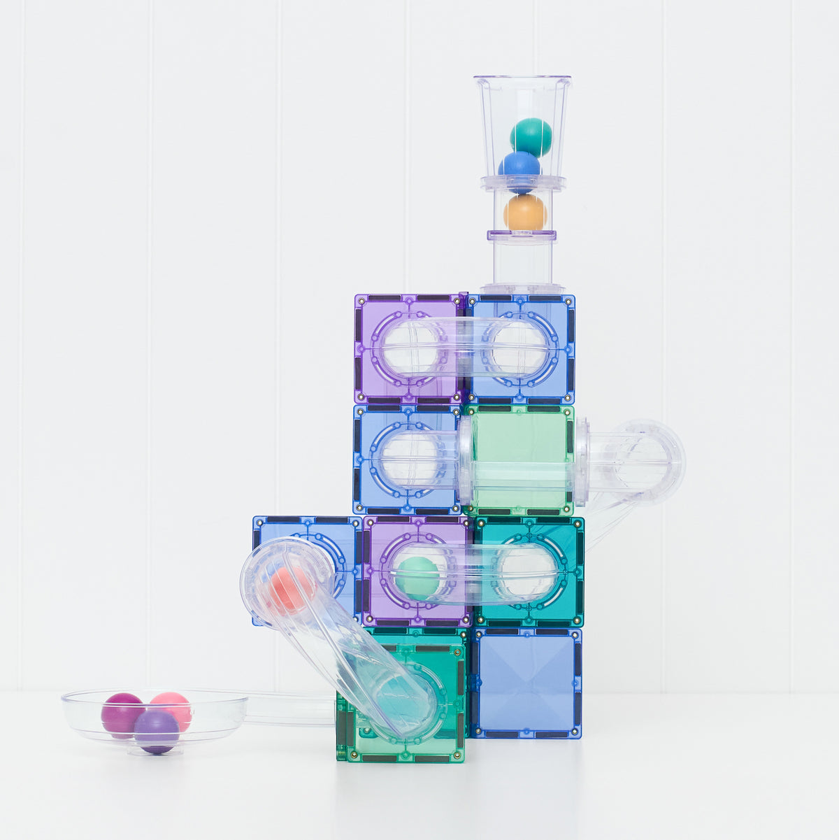 CONNETIX | 114 Piece Pastel Ball Run Pack