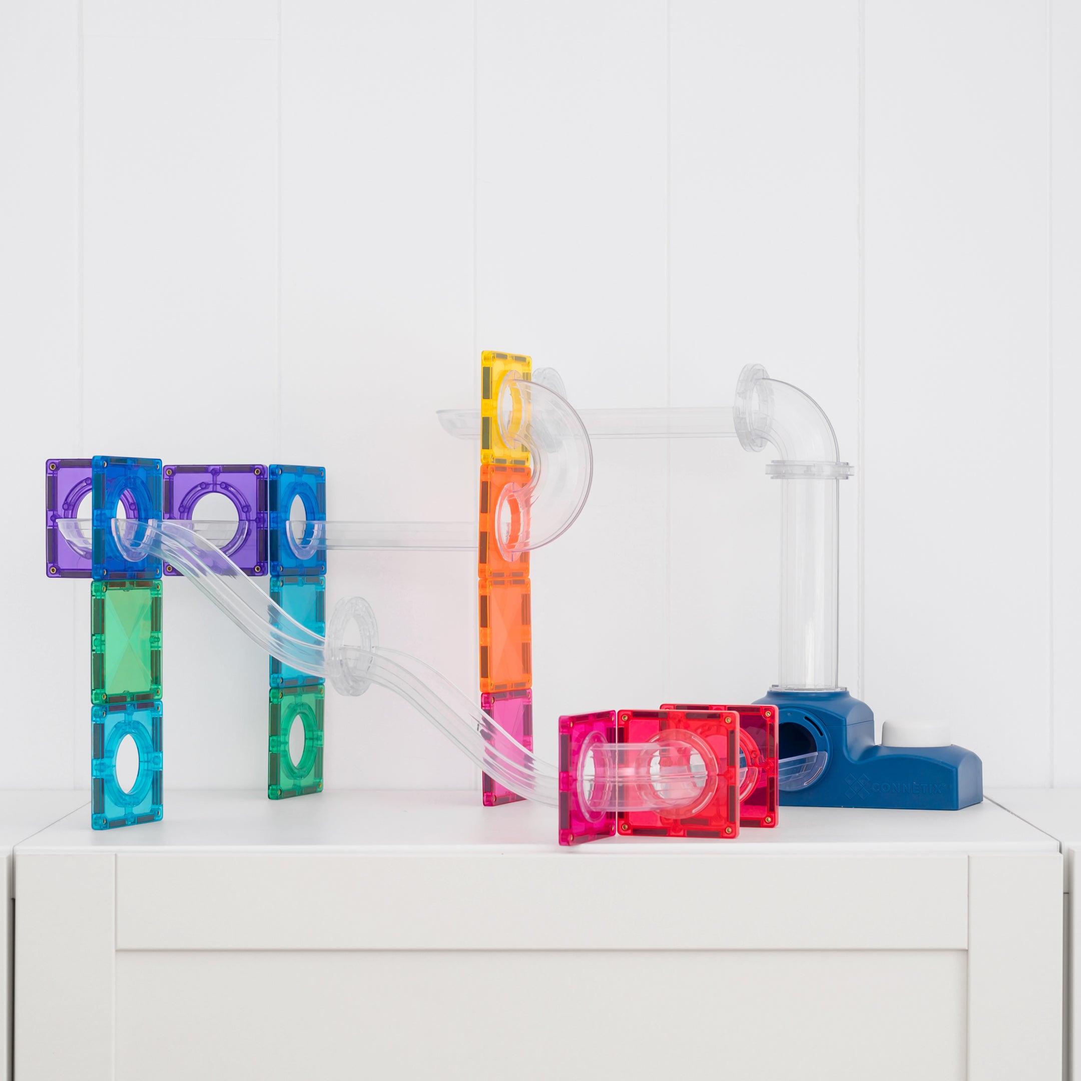 CONNETIX | 47 Piece Ball Run Launcher Pack