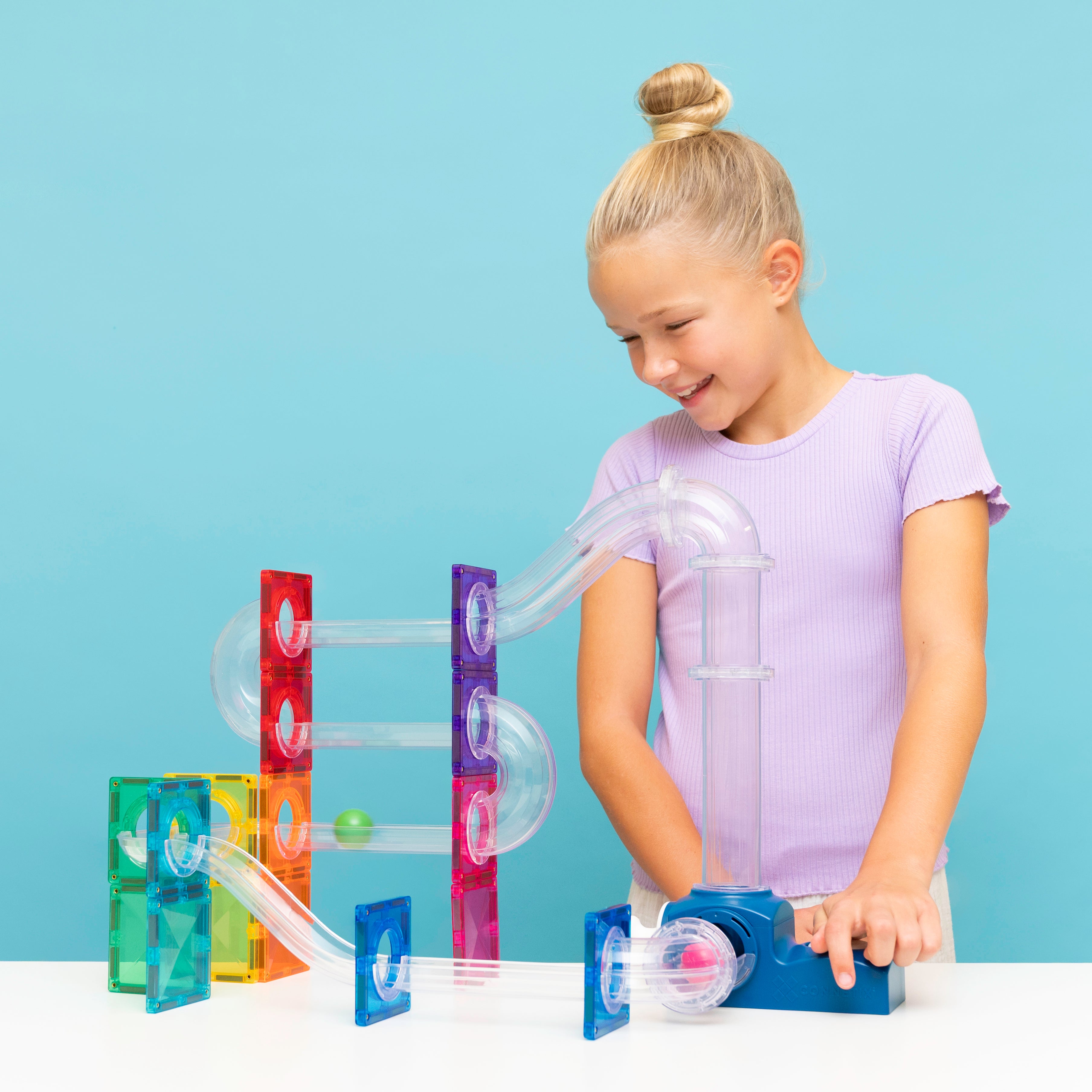 CONNETIX | 47 Piece Ball Run Launcher Pack