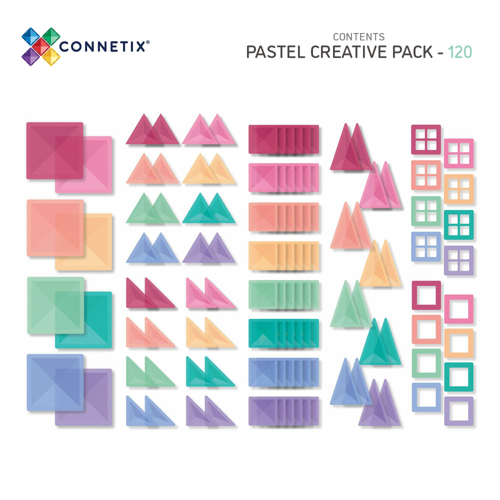 CONNETIX | 120 Piece Pastel Creative Pack