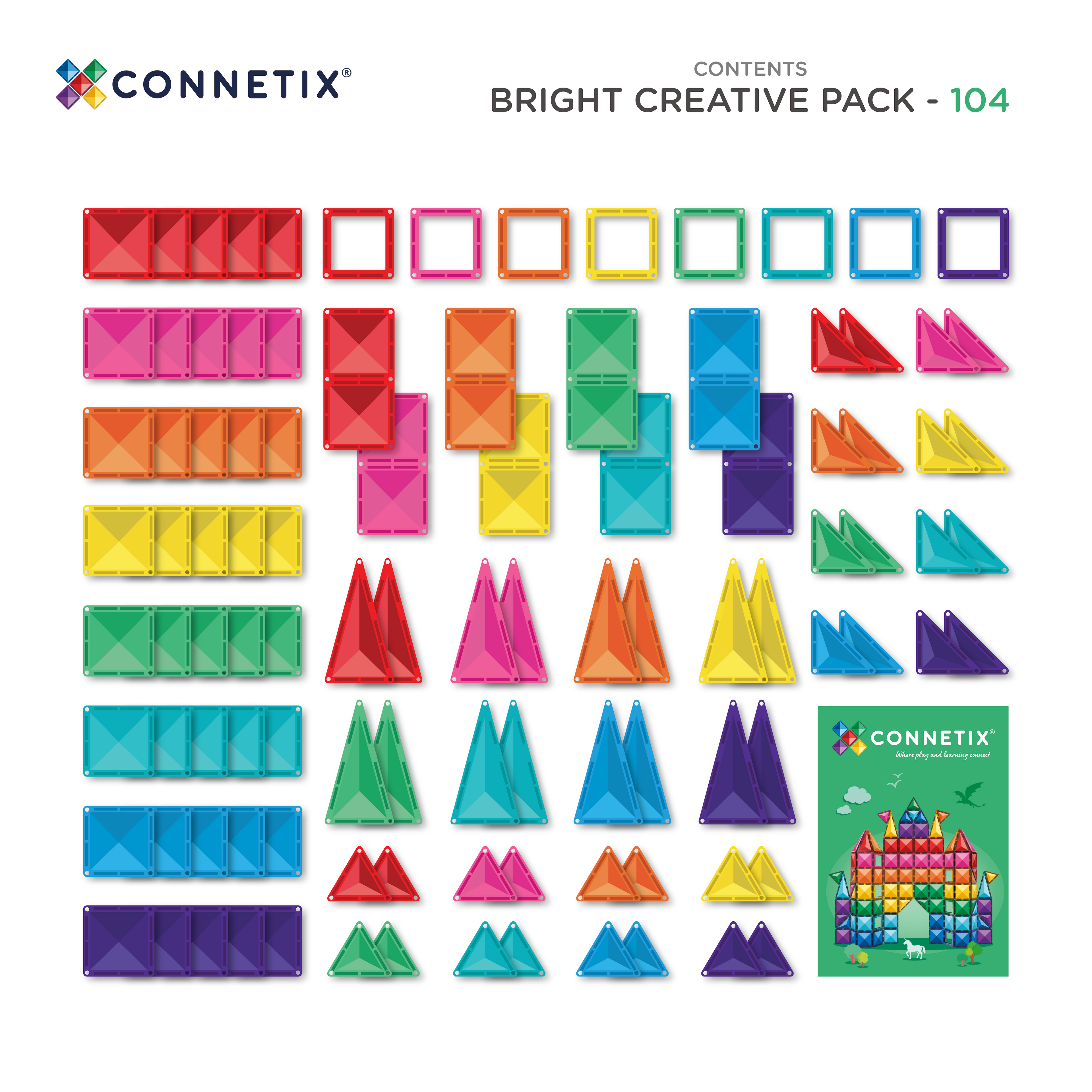 CONNETIX | 104 Piece Bright Creative Pack