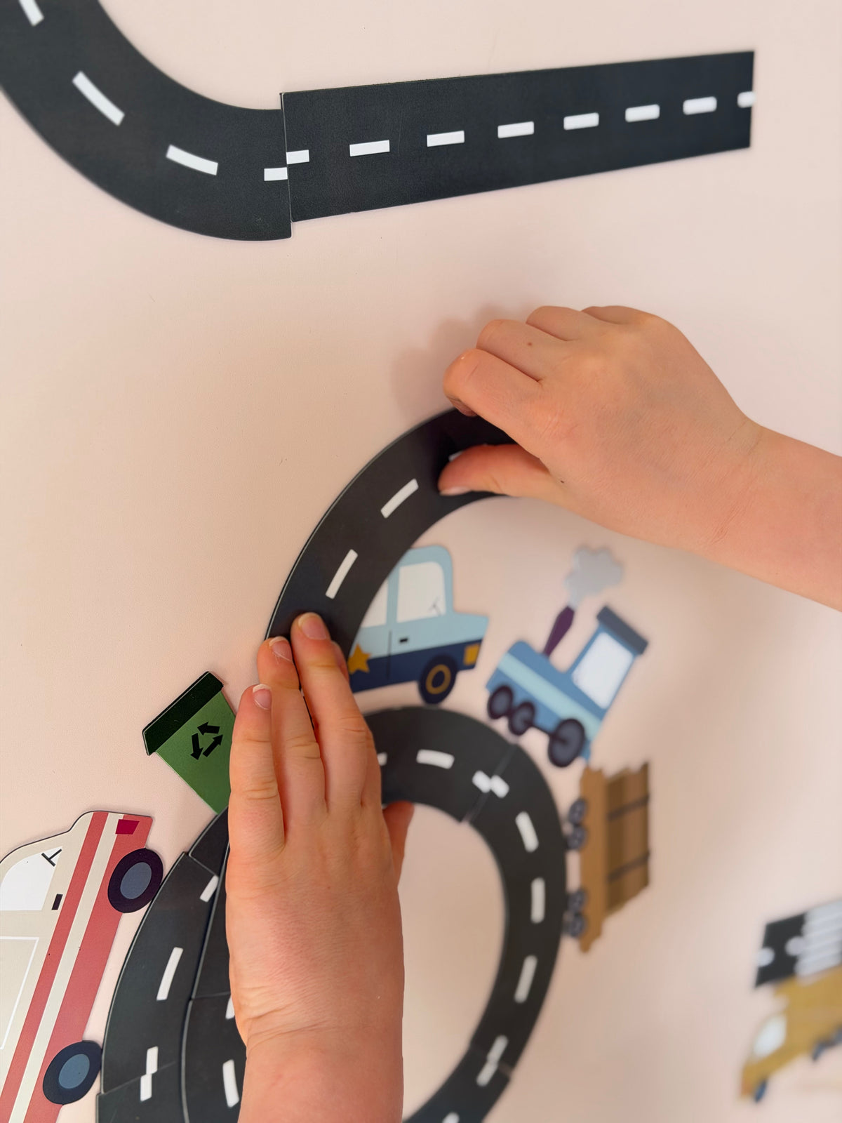 Magnetic Roads and Vehicle Set (Pre-Sale)