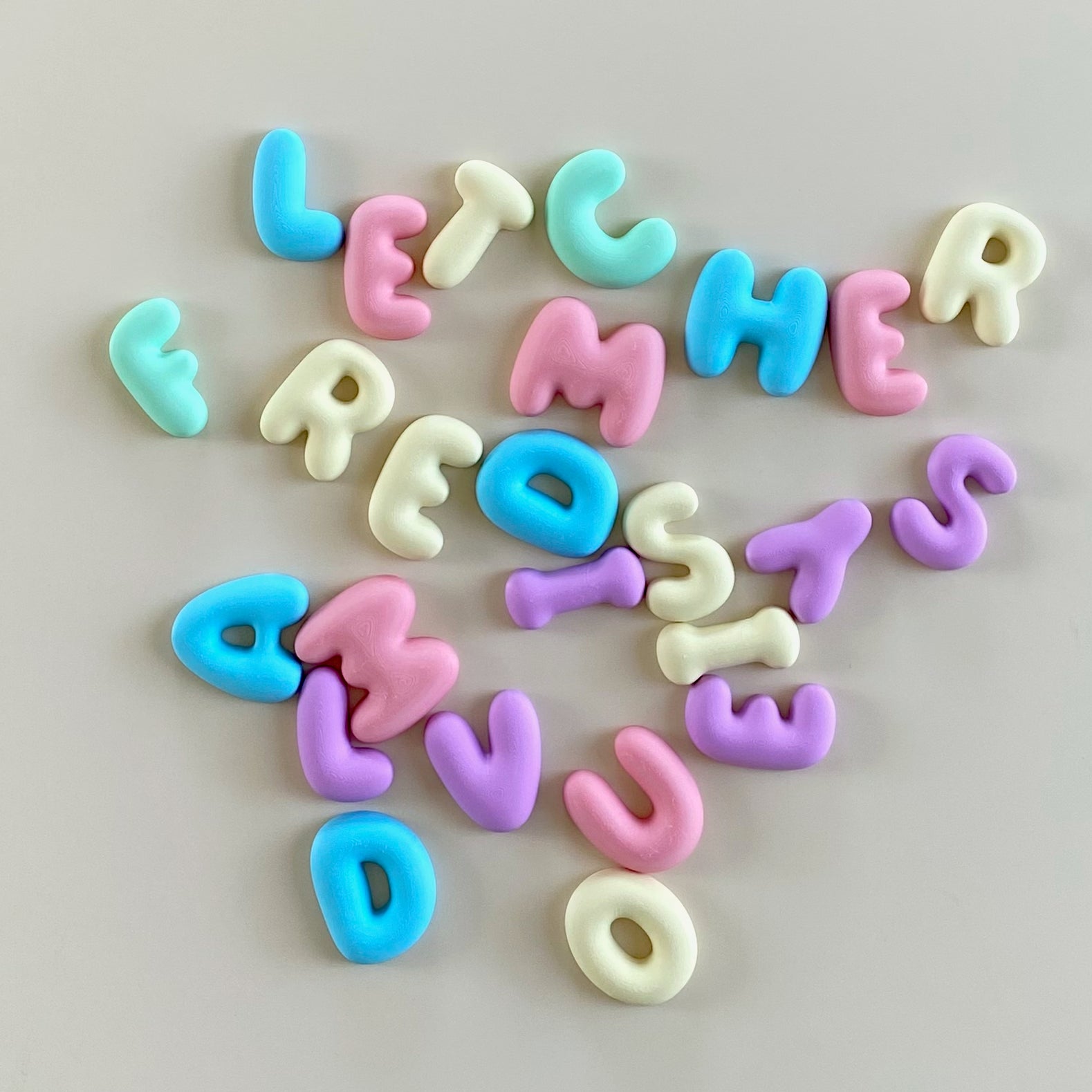 Personalised Magnetic Letters
