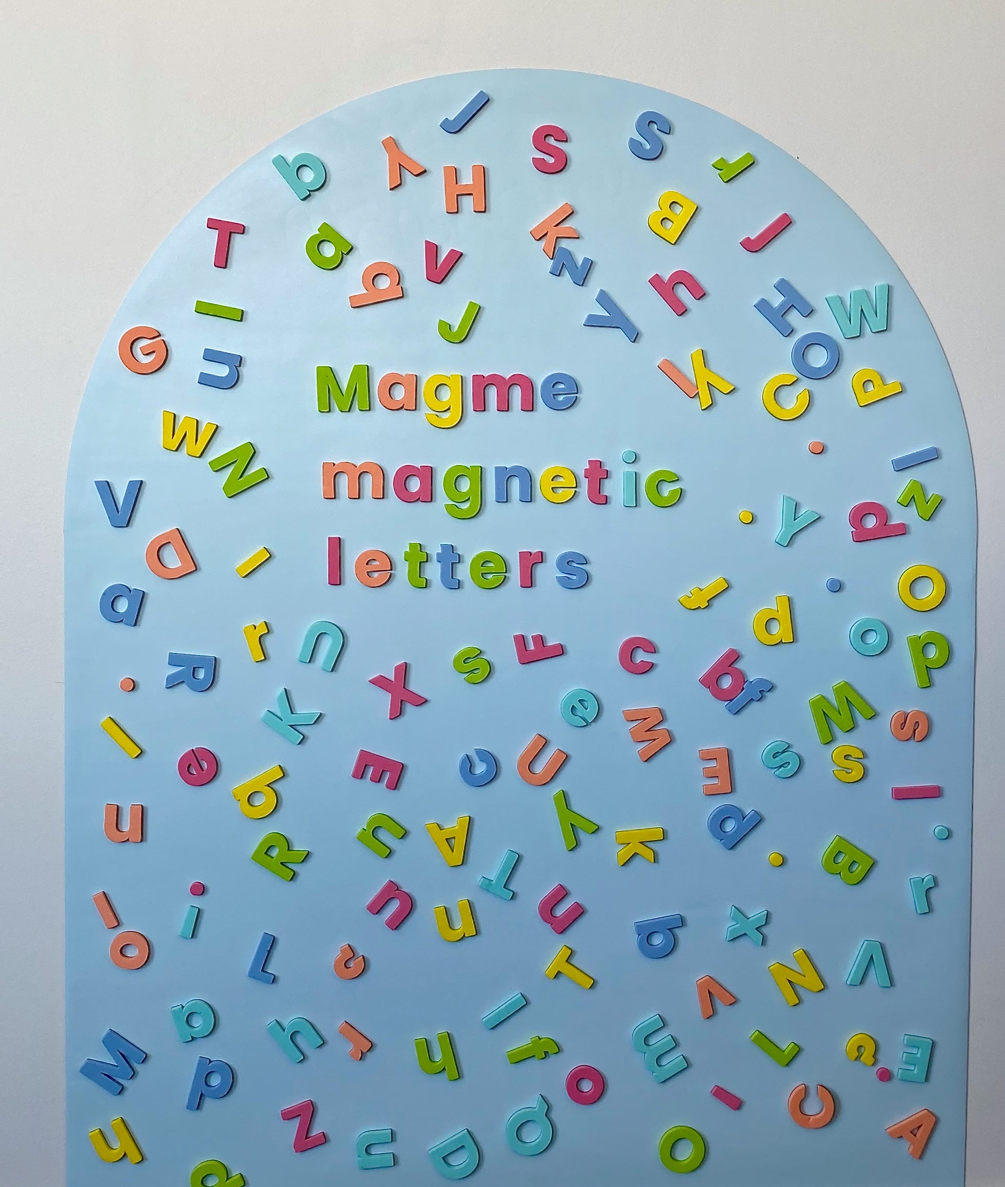 134-piece Magnetic letter set