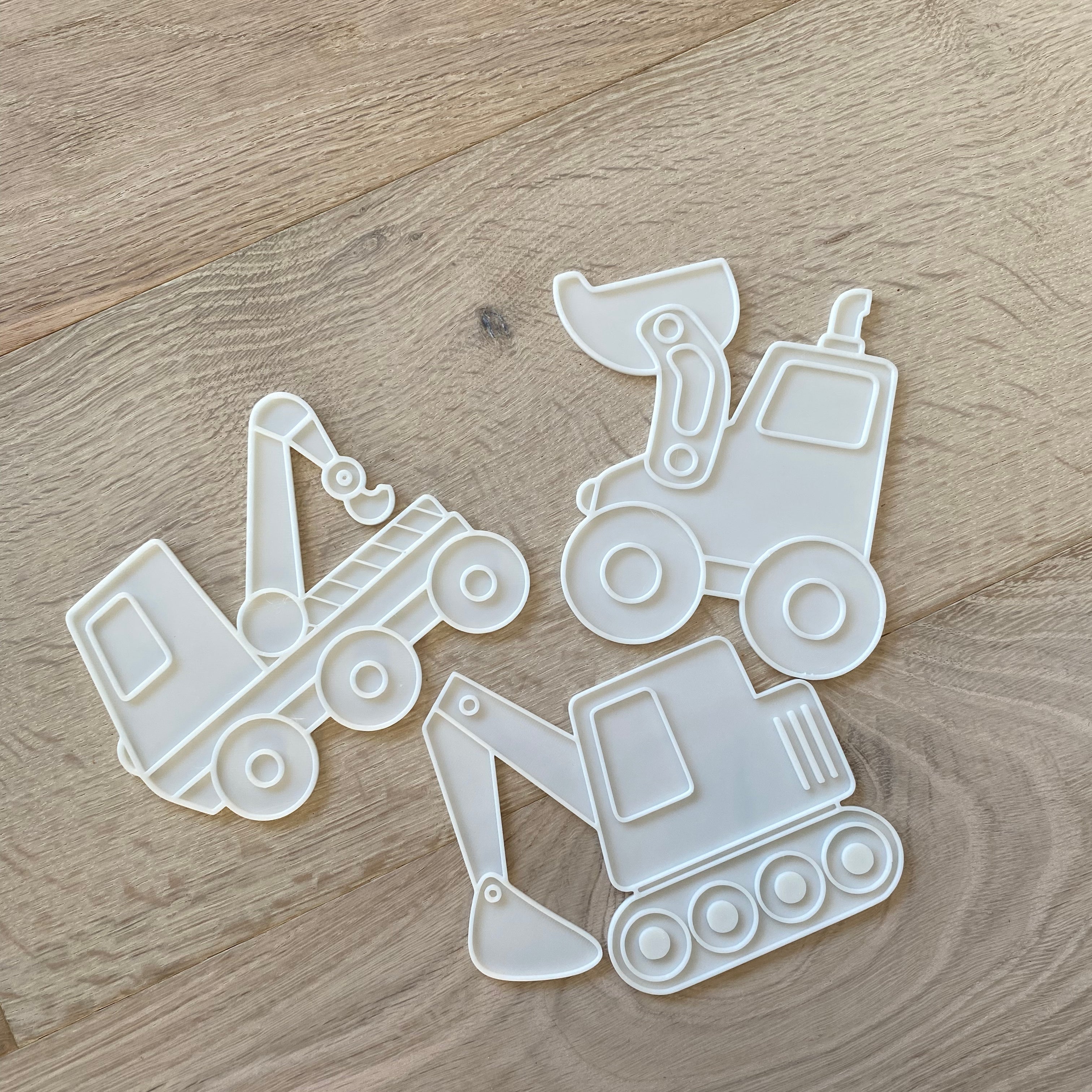 Colour your own Construction Magnets