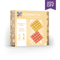 CONNETIX | 2 Piece Pastel Base Plate Pack - Lemon & Peach