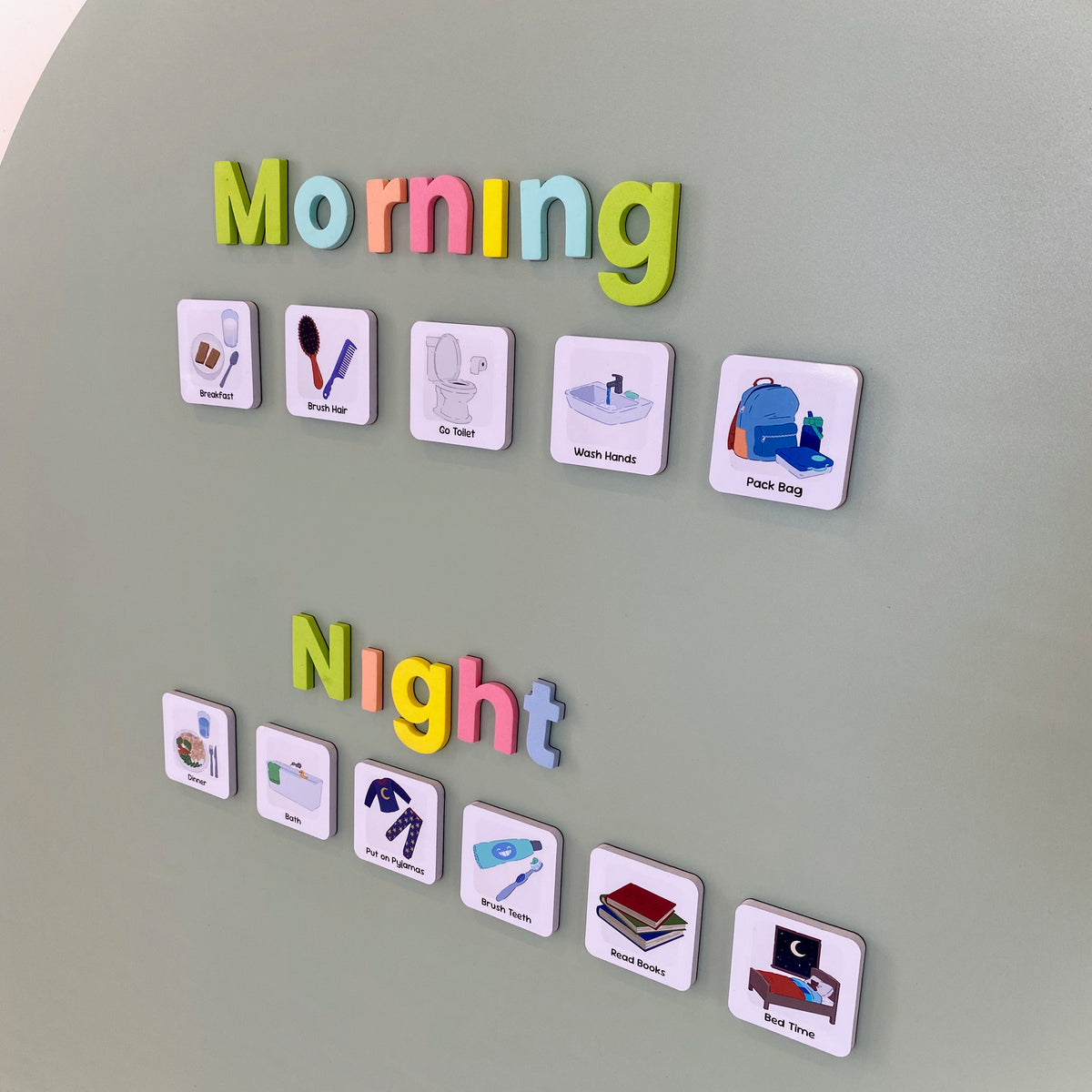 Magnetic Routine Card Set (Pre-Sale)