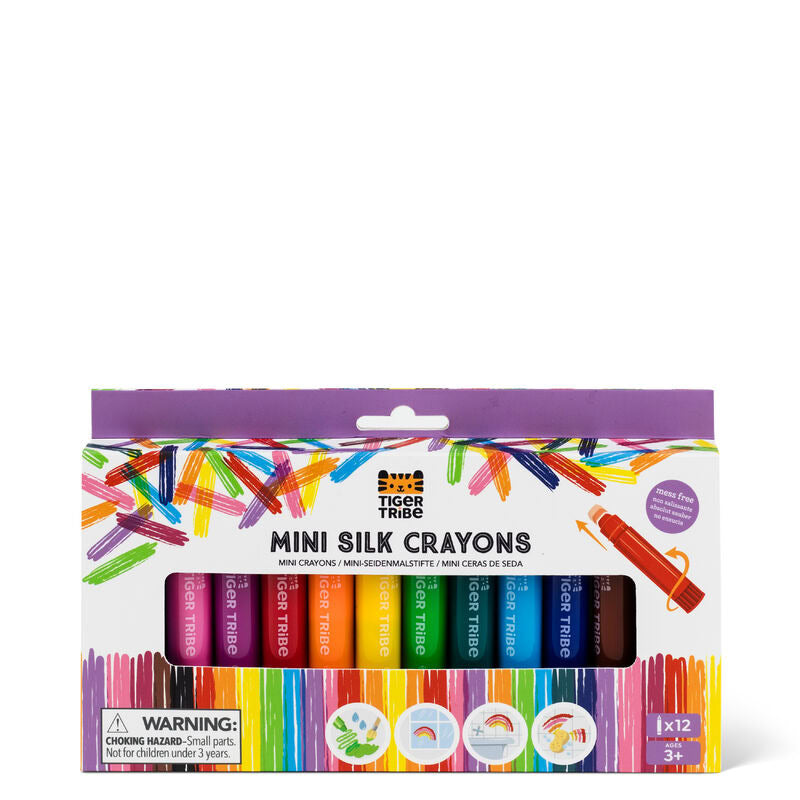 Mini Silk Crayons - Set of 12